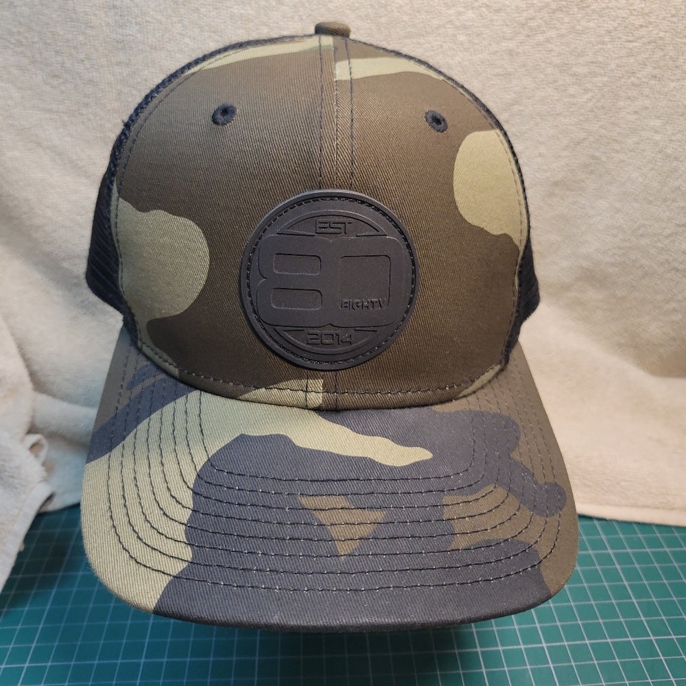 80 Eighty Trucker Hat Camo Snapback Canvas Mesh Back Adjustable 2014 Pre…